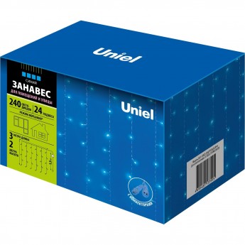 Гирлянда UNIEL ULD-C3020-240/TTK BLUE IP44