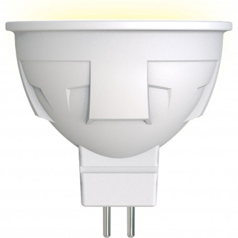 Лампа светодиодная UNIEL LED-JCDR 6W/WW/GU5.3/FR PLP01WH картон