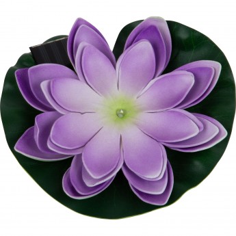 Садовый светильник UNIEL PURPLE WATERLILY USL-S-828/PT060 на солнечной батарее
