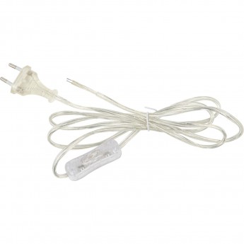 Сетевой шнур с вилкой и выключателем UNIEL UCX-C10/01A-170 CLEAR