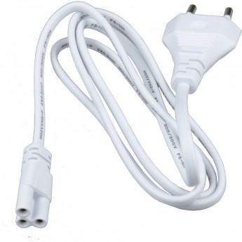 Сетевой шнур Uniel UCX-LT2/E01-120 WHITE 1 STICKER