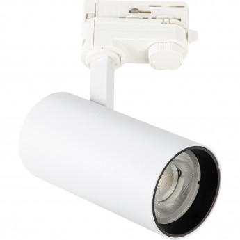 Светильник-прожектор светодиодный UNIEL ULB-T55-30W/3000K WHITE трековый, 3000К, белый