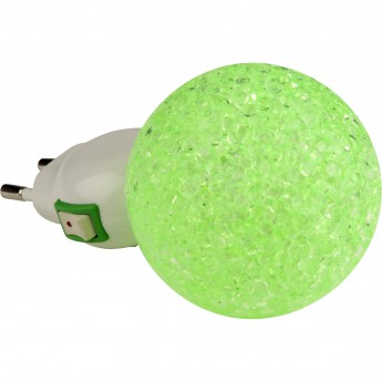 Светильник UNIEL DTL-309-Шар/GREEN/1LED/0,1W
