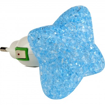 Светильник UNIEL DTL-309-Звездочка/BLUE/1LED/0,1W