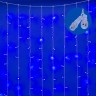 Занавес светодиодный UNIEL ULD-C3020-264/TTK BLUE IP44 с эффектом мерцания UL-00010919